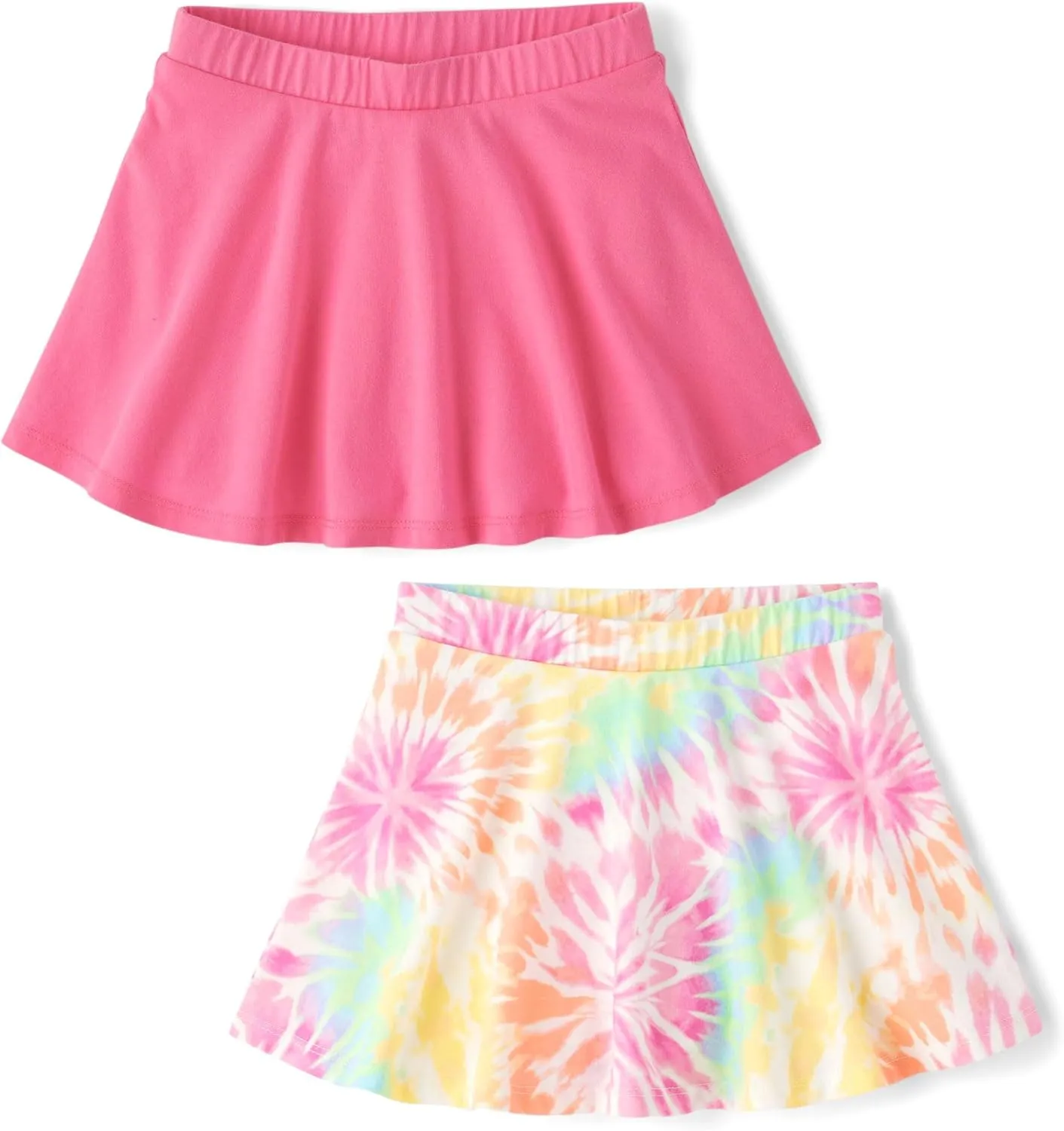 The Children's Place,Baby Girls,and Toddler Pull On Everyday Skorts,Cosmos 2-Pack,5 Years