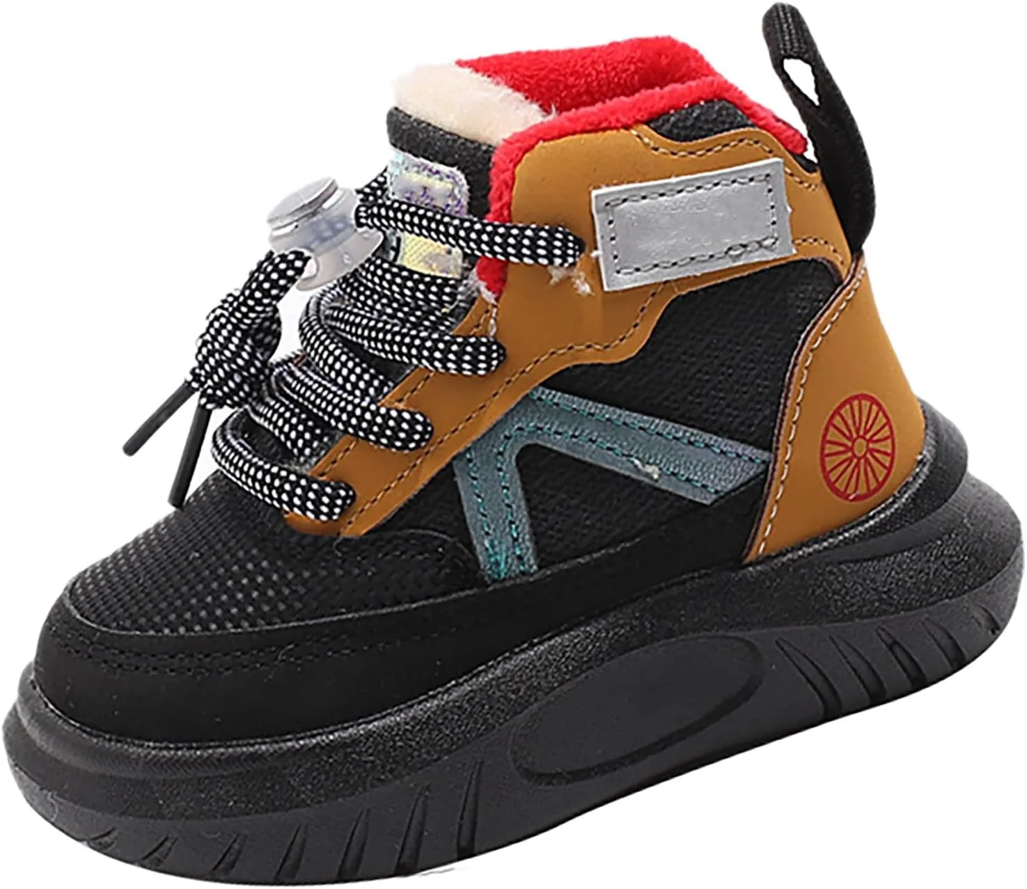 Toddler Winter High Top Sneakers Snow Day Non Slip Ankle Booties for Infant Boys Girls Cold Weather Outdoor Play