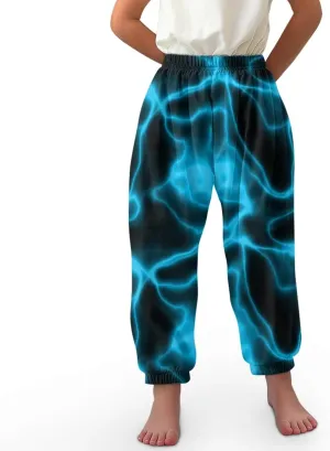 Unisex Little Kids Yoga Trousers Bohemian Beach Pants Baggy Harem Activewear for Boys and Girls Age 3-10