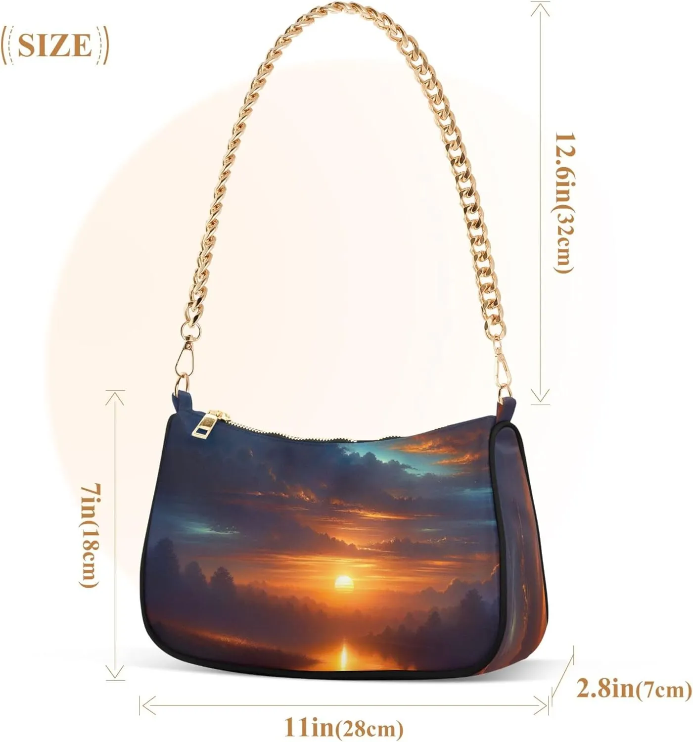 White Couple Llamas on Green Women's Purse Hobo Tote Bags Women's Designer Handbag Evening Shoulder Bags