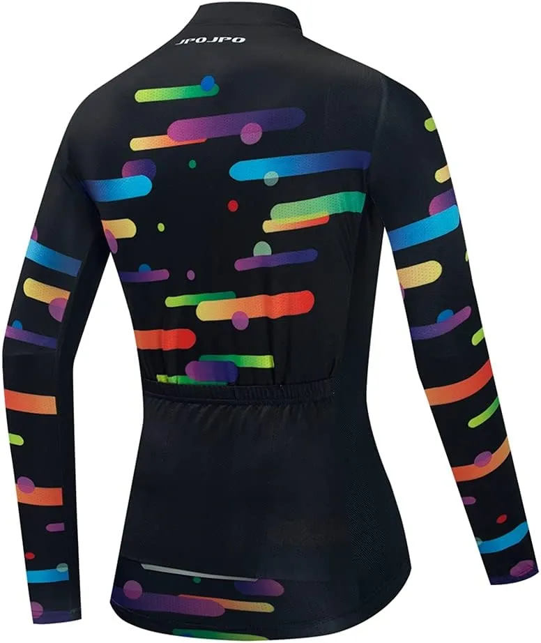 Women Long Sleeve Cycling Jersey MTB Shirts Mountain Bike Tops Bicycle Clothing