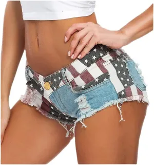 Women Sexy Cut Off Low Waist Denim Jeans Shorts Mini Hot Pants