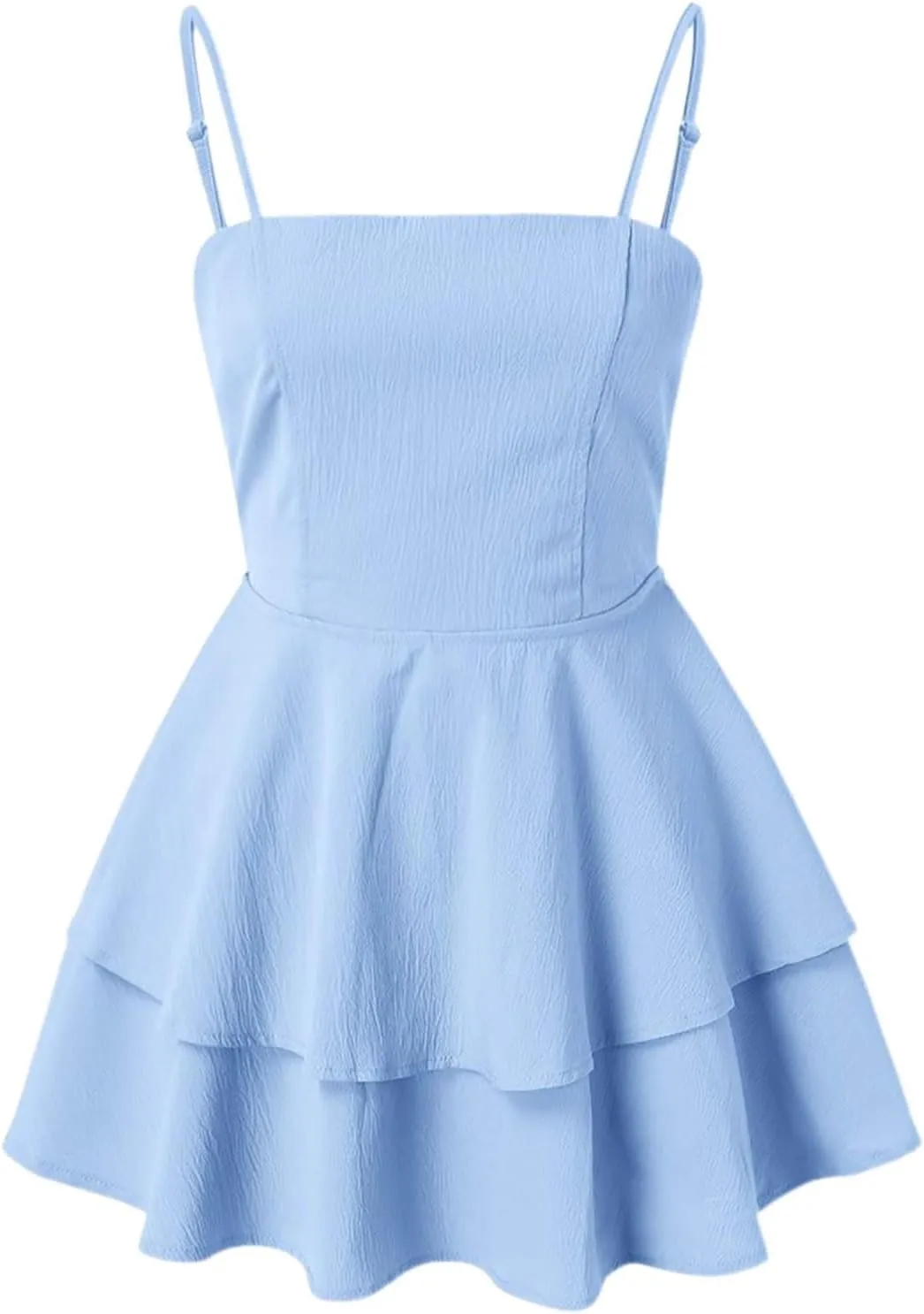 Women's Backless Bow Tie Short Dress 2025 Summer Models Sexy Halter Homecoming Dresses Ruffle Hem Daily Mini Dress