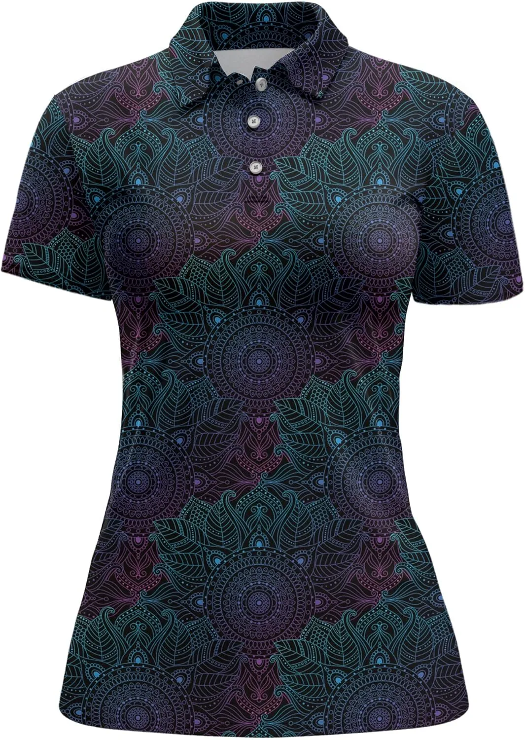 Womens Golf Shirt Printed Golf Outfit Funny Polo Shirts for Women Gifts