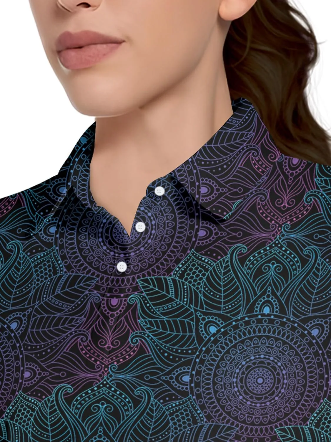 Womens Golf Shirt Printed Golf Outfit Funny Polo Shirts for Women Gifts