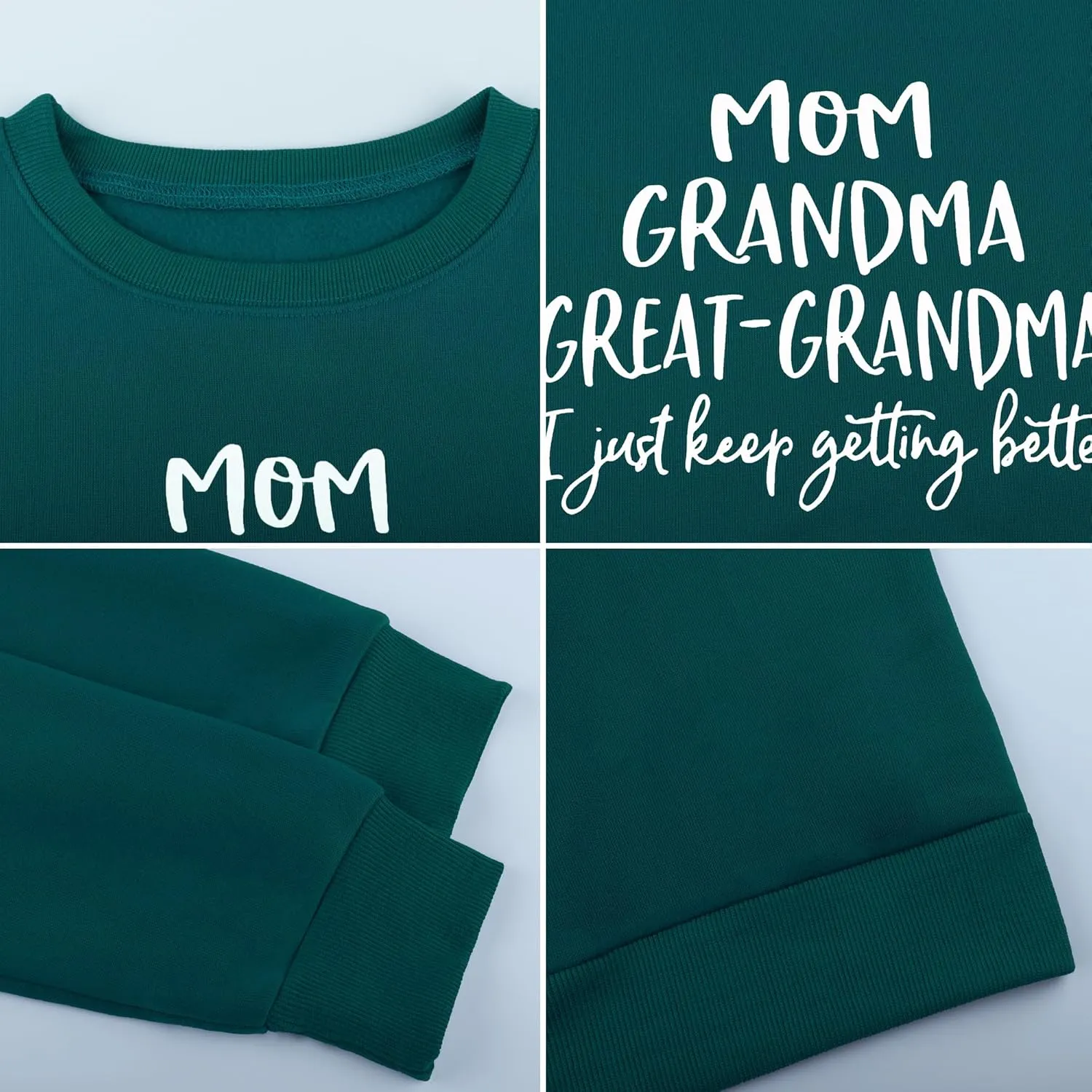 Womens Great Grandma Sweatshirt Crewneck Casual Pullover Loose Comfy Grandma Gifts Shirts Top