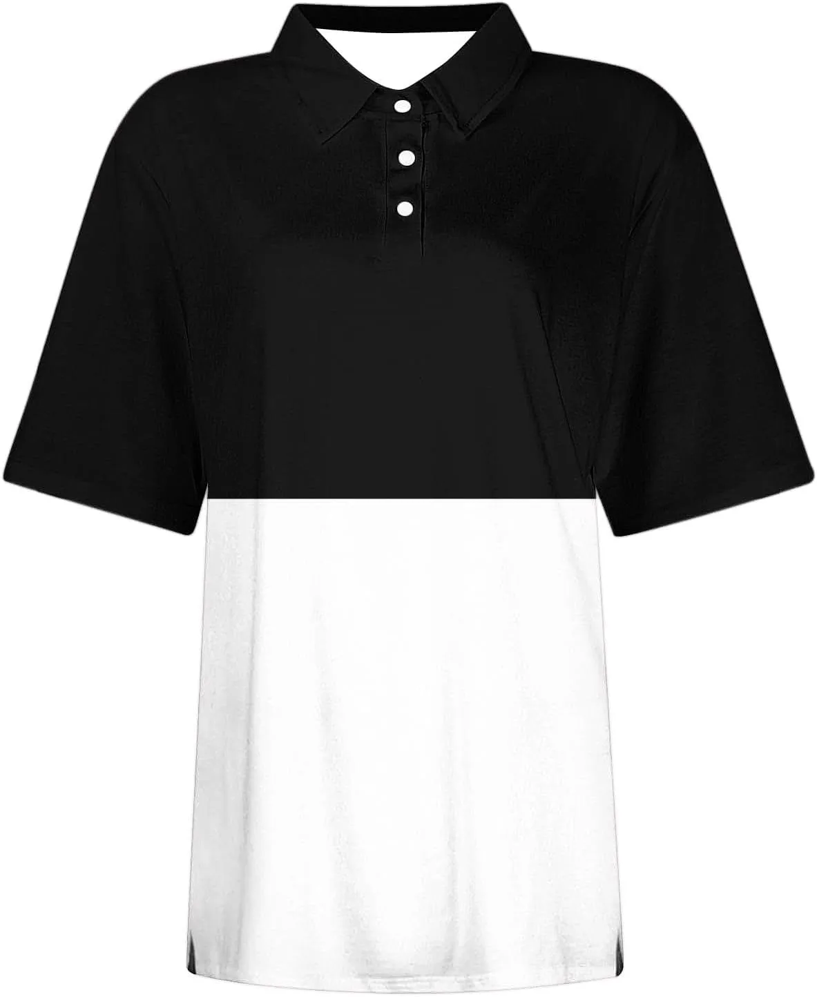 Women's Polo Shirts Casual Work Quick Dry Short Sleeve Collared Golf Shirt S-5XL