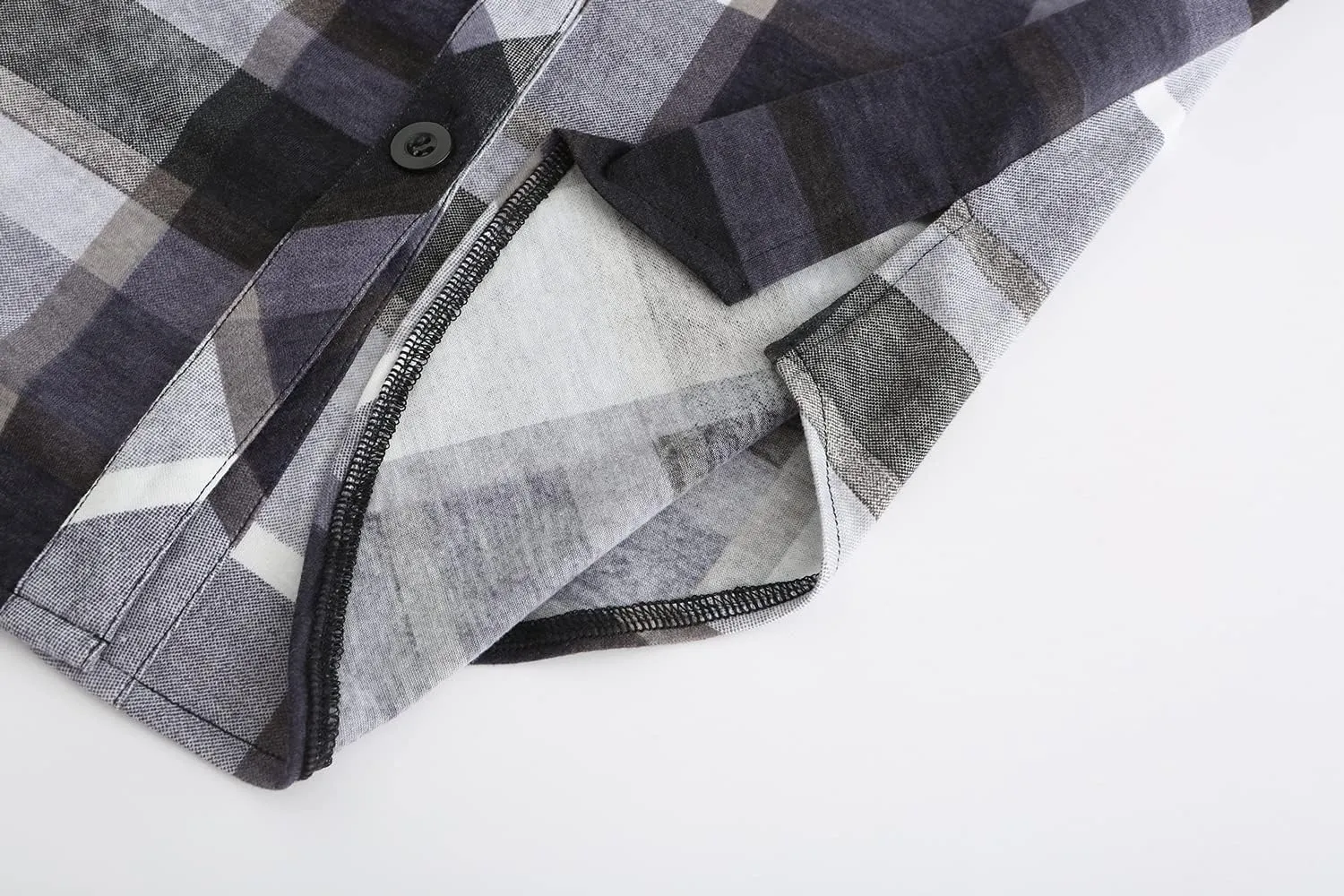 Women's Sleeveless Button Down V Neck Casual Plaid Shirts Tank Tops Blouse
